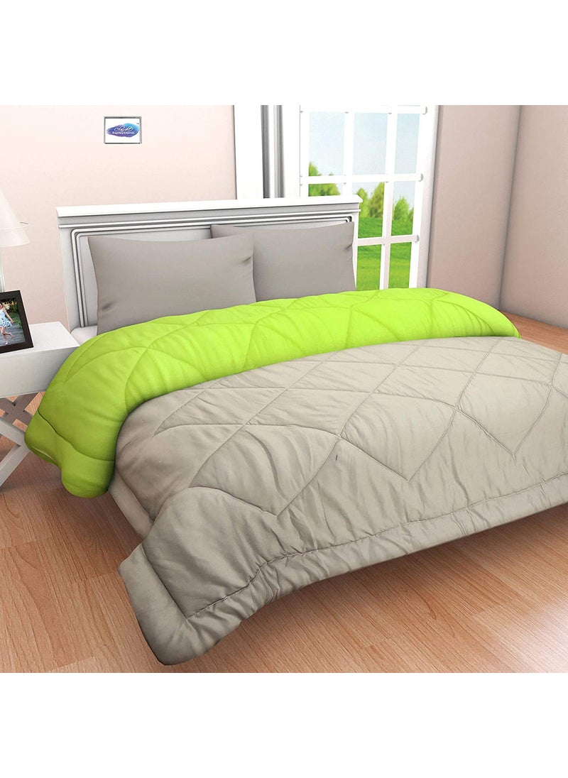 SVT SVT Microfiber 200TC Comforter Double_Green Grey  - Image 5