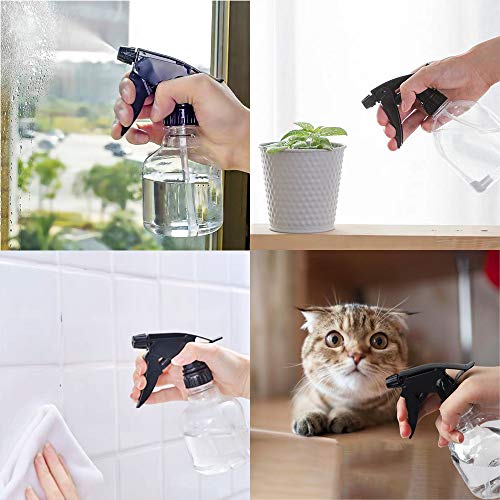 SUPERLELE Spray Bottles 7pcs 8oz Empty Plastic Spray Bottle with Adjustable Nozzle for Hair and Cleaning Solutions Includes Funnel and Labels - Image 5