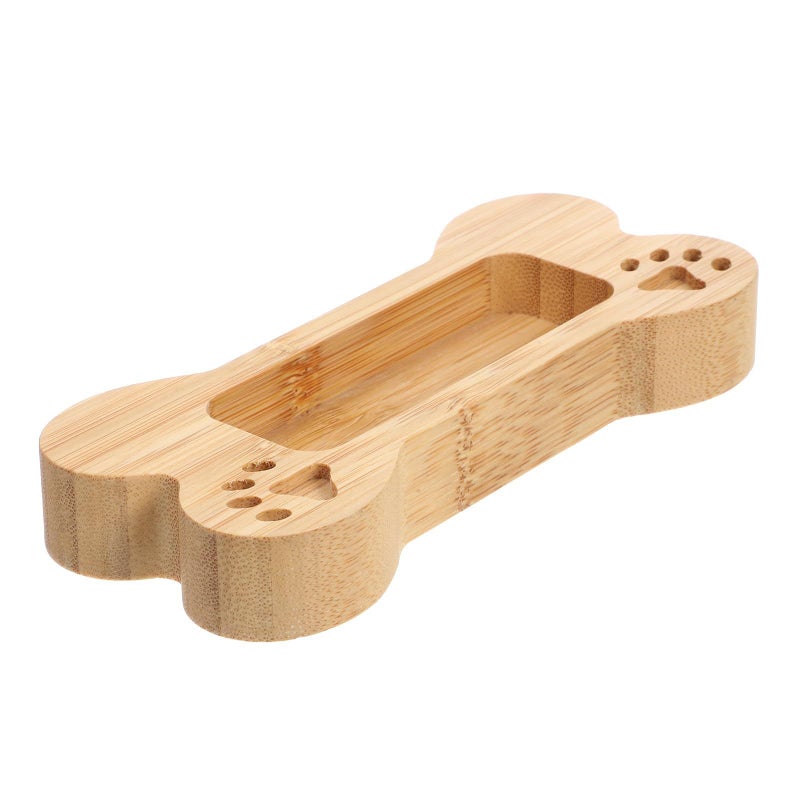 Creative Dog Bone Business Card Box Desk Display Holder - Image 2