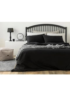 Mert Collection Çarşı Double Black Duvet Cover 2 Pillow Cases 
