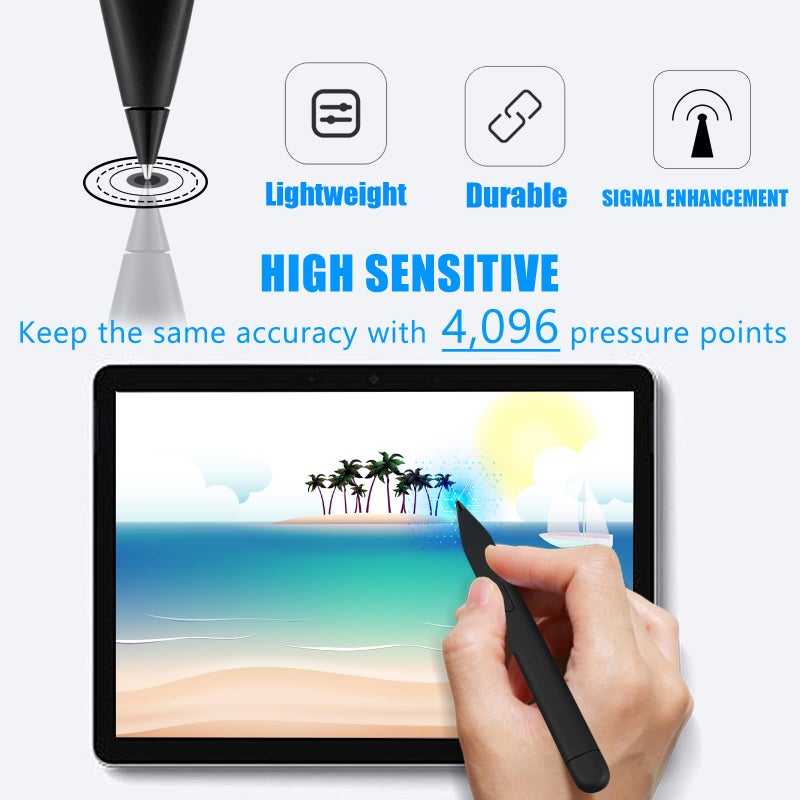 REEYEAR No Wear Out Stainless Slim Pen 2 Tips Replacement, Accurate Fine Control Pen Like Smooth Writing Nibs Compatible with Microsoft Surface Slim Pen 2,2 Pack - Image 5