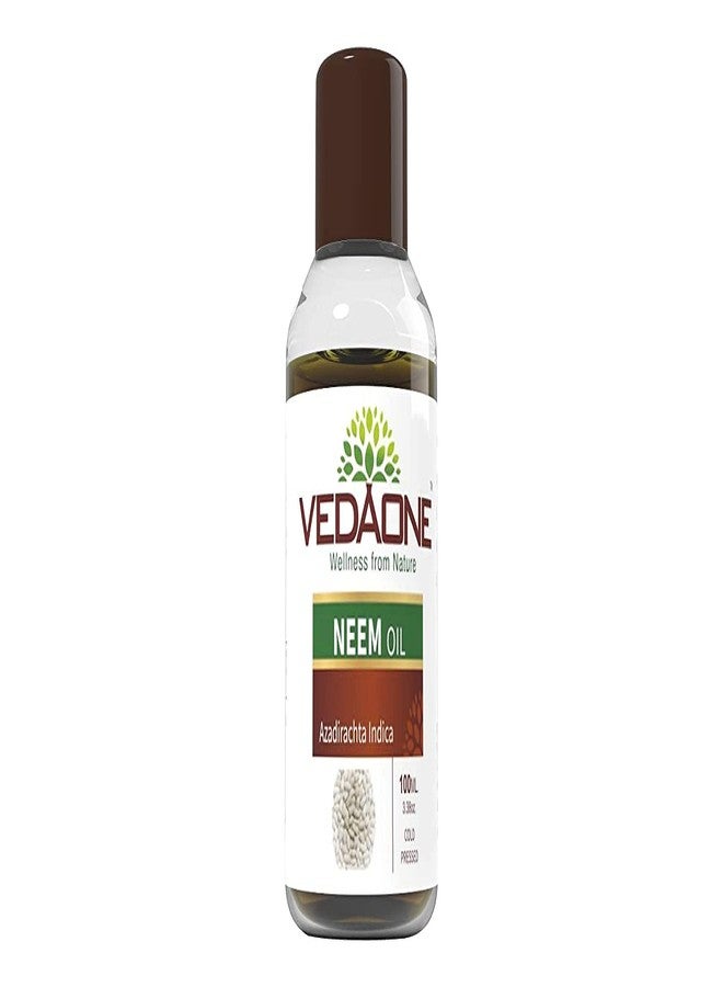 Vedaone 100% Pure Natural And Undiluted Cold Pressed Neem Oil - 100ml (Pack of 3) - Image 2