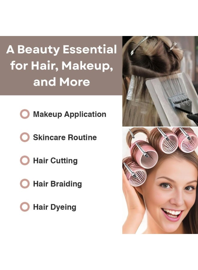 ELAUR 24 Pcs Professional Alligator Clips for Hair Styling – 3.5". Hair Sectioning Clips for Salon & Makeup Application | Rust-Free, Lightweight for Stylists & At-Home Use – Rose Gold - Image 4