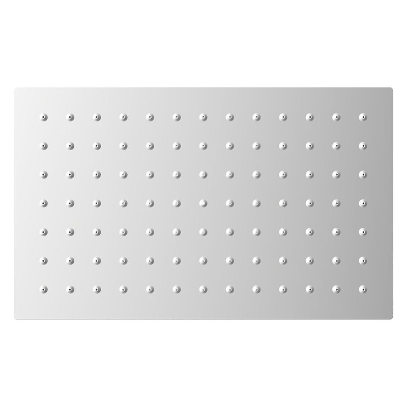 AURIGA Overhead Rain Shower | 245mm x 150mm | Rectangle shape | Single Flow | Easy Clean Silicon Nozzles | Stainless Steel 304 | Corrosion Resistant | Easy Installation | 100% openable | SMR200 - Image 2
