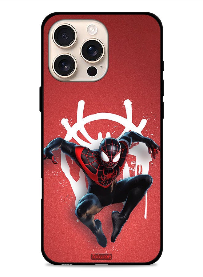 Tolwak Apple iPhone 16 Pro Protective Case Cover Spiderman - Image 1
