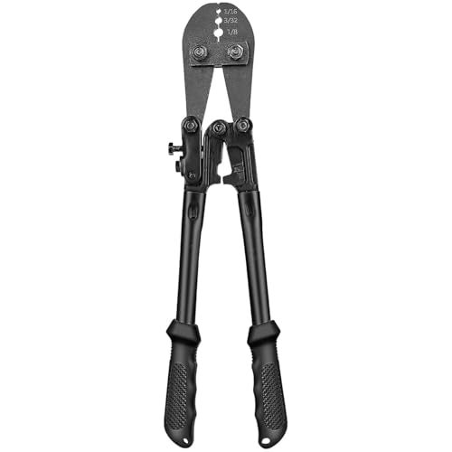 TooTaci Wire Rope Crimping Tool Wire Rope Swaging Tool for Aluminum Oval Sleeves Double Sleeves Crimping Loop sleeve from 116inch to 18inch Cable Crimper - Image 1