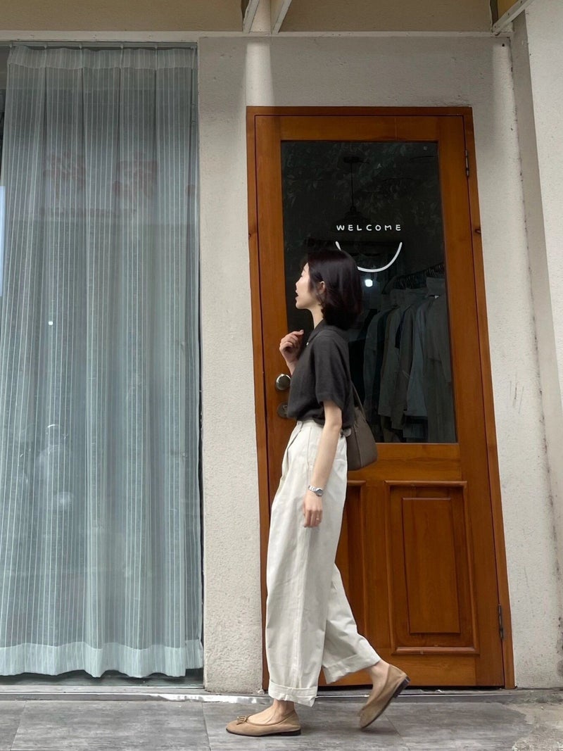 White Narrow Casual Suit Pants Women'S Thin French High-End High-Waist Wide-Leg Pants Straight Pants - Image 5