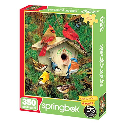 Springboks 350 Piece Jigsaw Puzzle Feathered Retreat Made in USA - Image 5