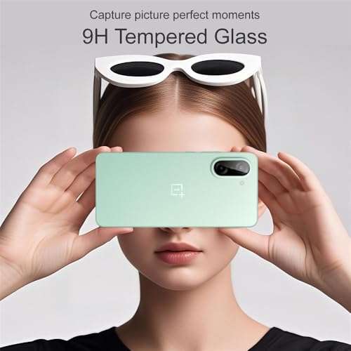 FabeKee Camera Lens Protector Compatible with oneplus nord ce5 5G With 9H Tempered Glass, Anti-Scratch, HD Clear, Easy Installation, Ultra-Thin Camera Lens Protection - Image 2