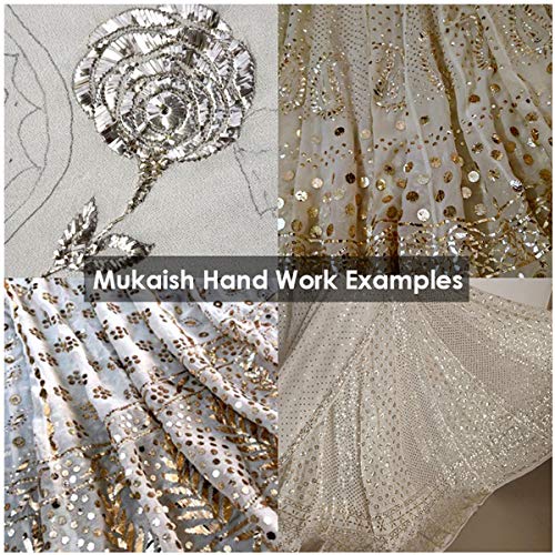 Embroiderymaterial Metallic Strip Mukaish Metal Thread for Craft and Embroidery 1 Roll (Gold, 1MM, 100 Mtrs) - Image 5
