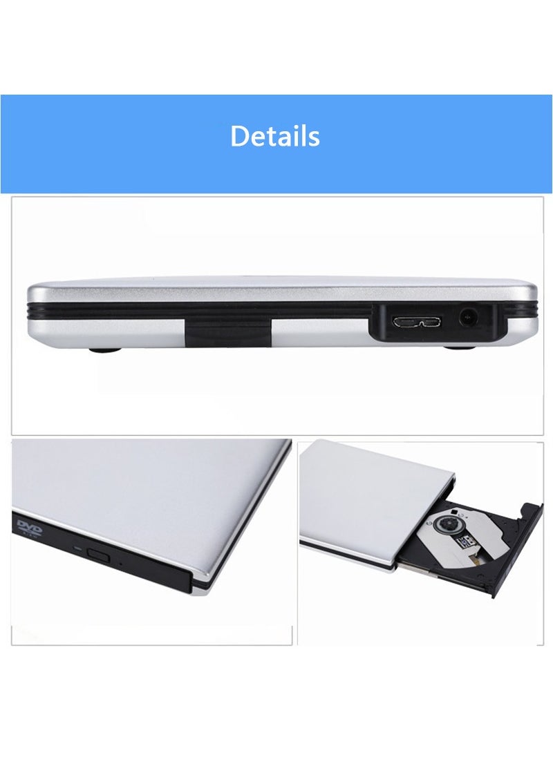 Generic - External USB3.0 Optical DVD Drive BD-RE 3D Blu-Ray Reader for Windows/MAC OS (Blu-ray burner) - Image 1