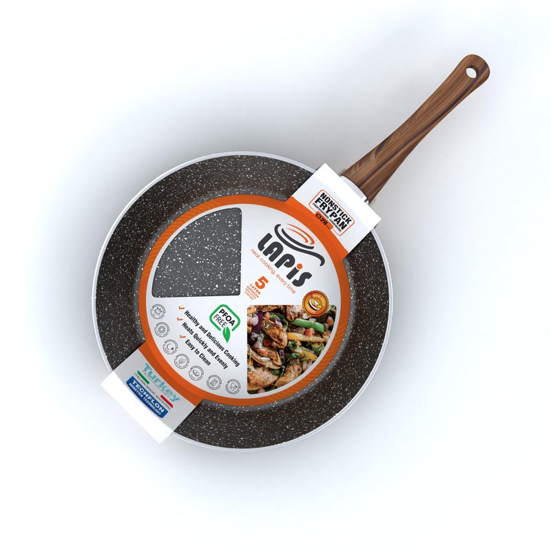 LAPIS Granite Frying Pan Size 26 cm Black 1 Piece - Image 3