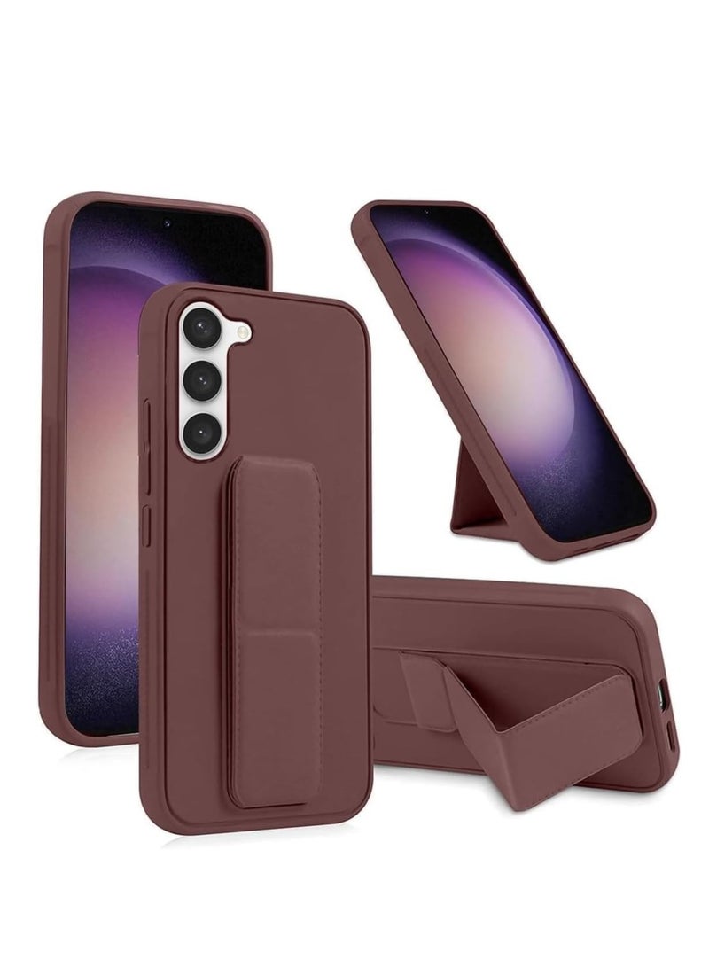 Houmt Samsung Galaxy A55 Back Stand Case Magnetic Car Mount Holder Kickstand Cover For Galaxy A55 with Wrist Strap Shockproof Full Protection Case for Samsung Galaxy A55 5G 6.6-inch - Image 1