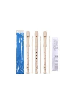 Megarya 8-Hole German Soprano Recorder With Cleaning Stick And Pouch Beginner Flute  - Image 3