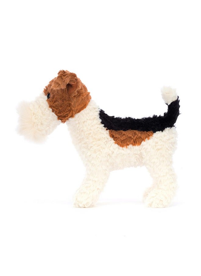 Jellycat Jellycat Hector Fox Terrier Dog Stuffed Animal, 9.5 inches | Dogs and Puppies Plush Toy | Classic Children's Gift  - Image 2