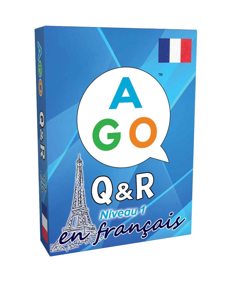 AGO En Francais - French Language Card Game for Beginners! Learn French by Playing a Fun Conversational Card Game! - Image 1