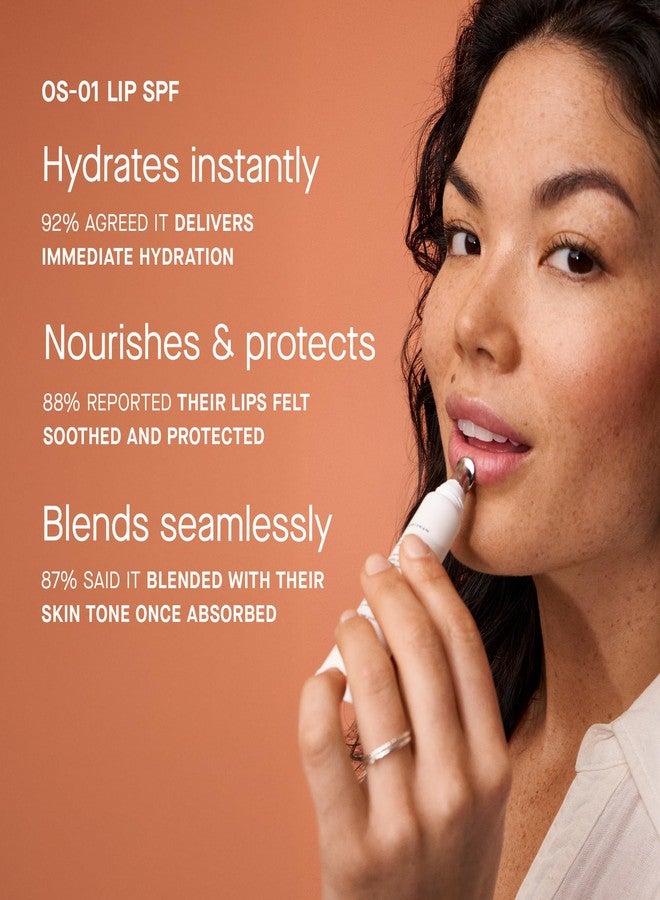 OneSkin Os-01 LIP Duo Set I Peptide Lip SPF 15 Mineral Sunscreen & Lip Restore Mask I Anti-Aging Lip Treatment for Hydration, UV Protection & Smoother Lips - Image 3