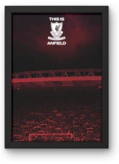THIS is Anfield BLACK FRAME 50 X 70 