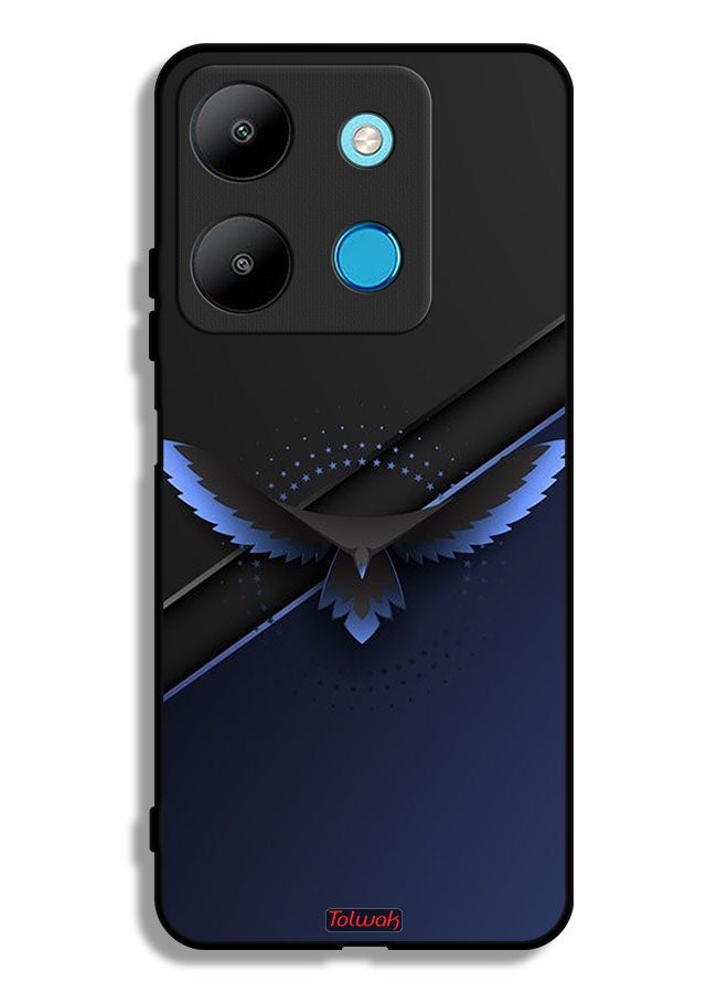 Tolwak Infinix Smart 7 Protective Case Cover Eagle Digital Abstract Art - Image 1