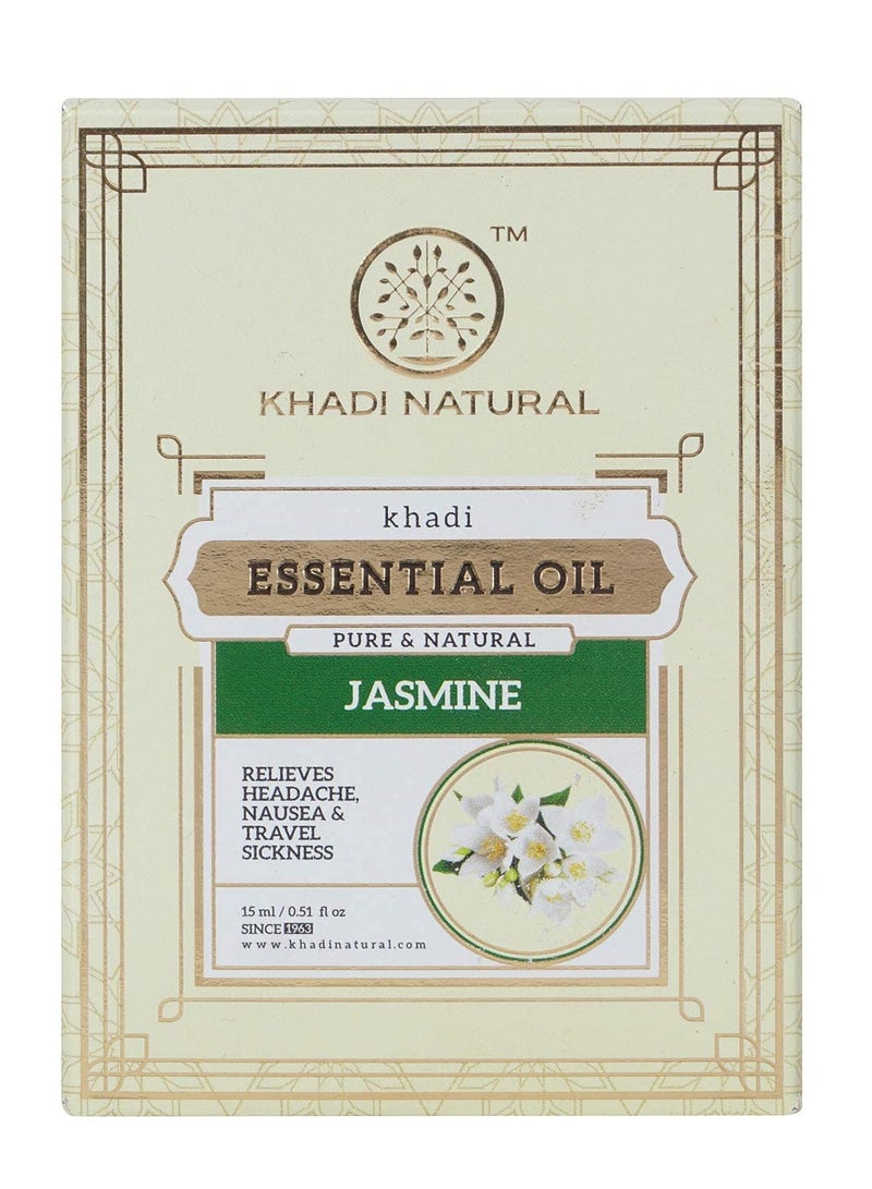 KHADI NATURAL Jasmine Essential Oil 15ml - Image 1