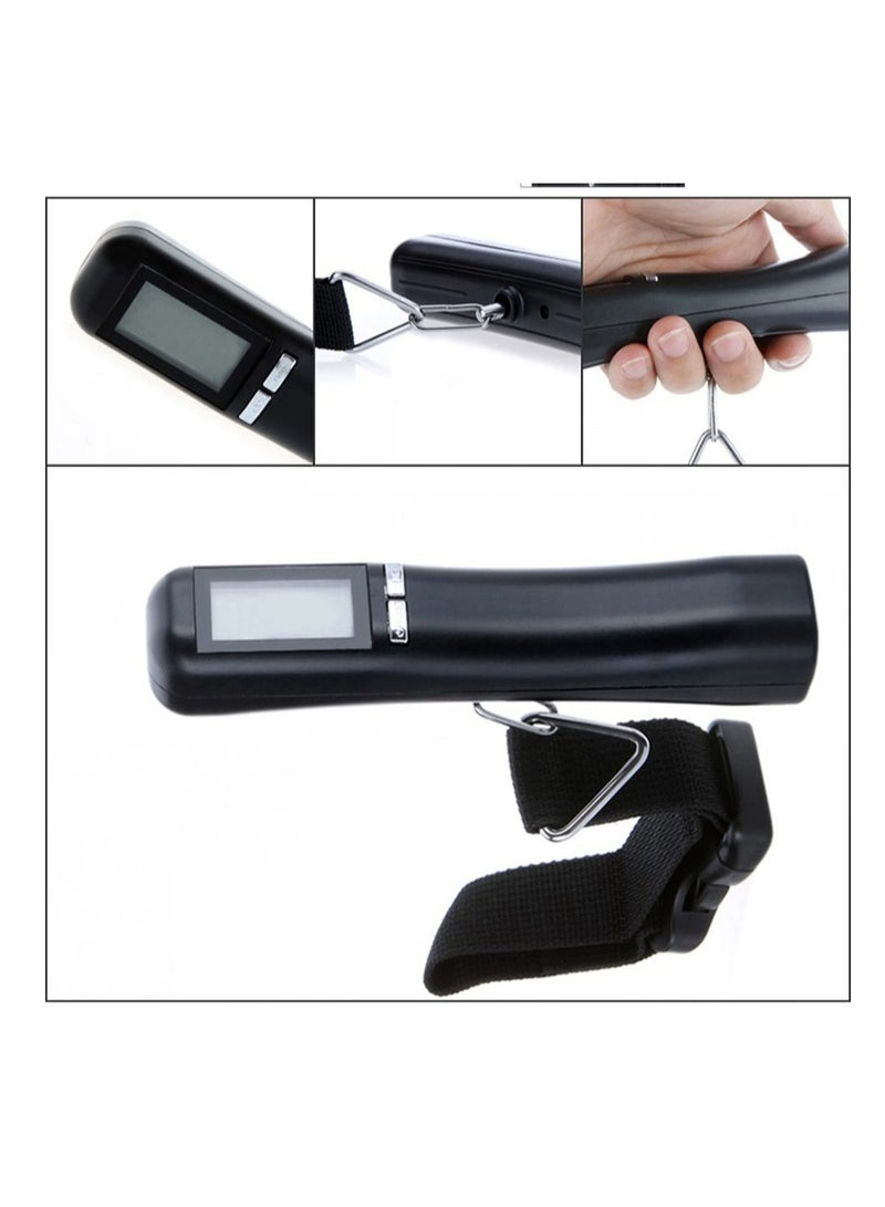 ALLKING Digital Luggage Weighing Scale, Portable Handheld for Travel Accessories, Suitcase, Bags weighing scale. Capable Up to 50 Kg / 110lb with LCD Display for Travel, Flights, Home, Shop, Gifts (Packaging, Color style may vary)  - Image 4