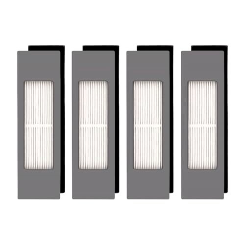 FILTERIST (4 Pieces) N10 HEPA Filter Compatible with Ecovacs Deebot N10 N10 Plus OZMO 920 950 T5 T8 Aivi MAX T9 N5 N7 N8+ N8 Pro Plus DX55 DX93 DJ65, Replacement Parts 4 Filters - Image 1