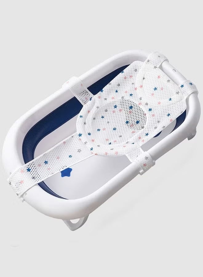 فرحة متطورة 1 قطعة حصيرة دعم الاستحمام الرضع مع خمسة زاوية دعم السلامة قابل للتعديل عدم الانزلاق حمام صافي مريحة حوض استحمام الطفل الرافعة - Image 1