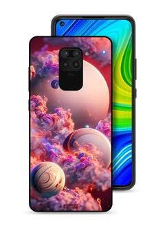 Tolwak Xiaomi Redmi Note 9 Protective Case Cover Clouds Abstract Art  - Image 1