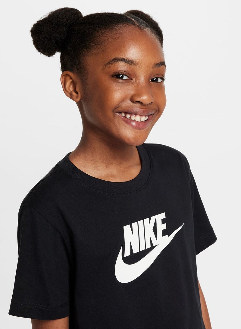 Nike G NSW TEE CROP FUTURA HBR - Image 3