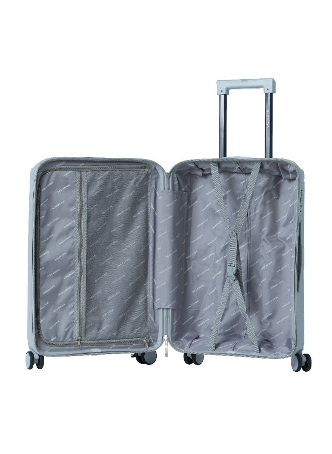Eagle Express Cruiser Elite 28" Large Checked Luggage - Premium PP Scratch-Resistant Shell, Anti-Theft Zipper, High-Capacity - Silver -1 Year Warranty - Image 5