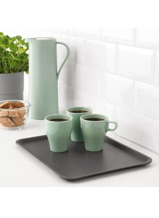 Ikea Tray Plastic Strong Tea Coffee Scratch resistant Size 37*29 Cm -Grey  - Image 3