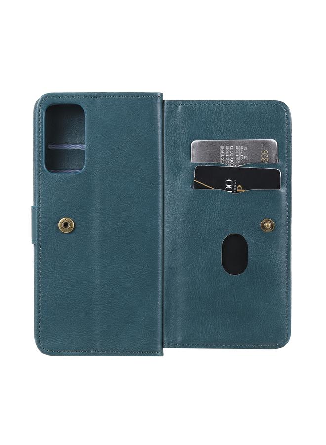 S-TOP Case For Samsung Galaxy A82 5G Multifunctional Magnetic Copper Buckle Horizontal Flip Solid Color Leather Case with 10 Card Slots & Wallet & Holder & Photo Frame - Image 4