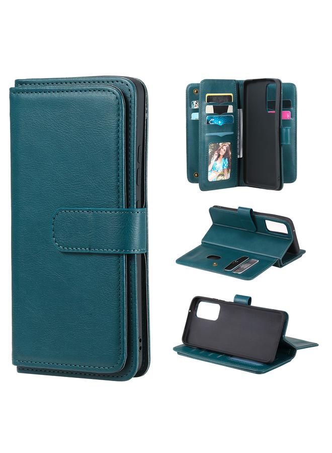 S-TOP Case For Samsung Galaxy A82 5G Multifunctional Magnetic Copper Buckle Horizontal Flip Solid Color Leather Case with 10 Card Slots & Wallet & Holder & Photo Frame - Image 1