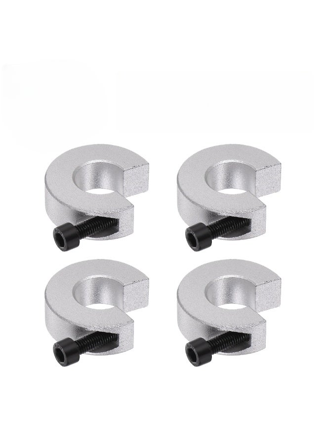 Linear Rail Limit Fixing Rings, 4pcs 16mm 16 Linear Rail Stop Collars Non-Collision Block Stopper Aluminum Alloy Shaft Limit Fixing Rings Parts Tool for 16mm Motion Shaft Guide (4 Pack) - Image 1