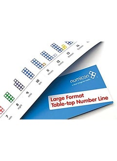Numicon Large Format Table Top Number Line 