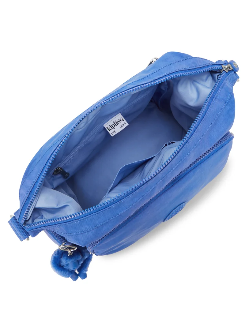 kipling Gabb Large Crossbody Bag with Adjustable Straps - Havana Blue