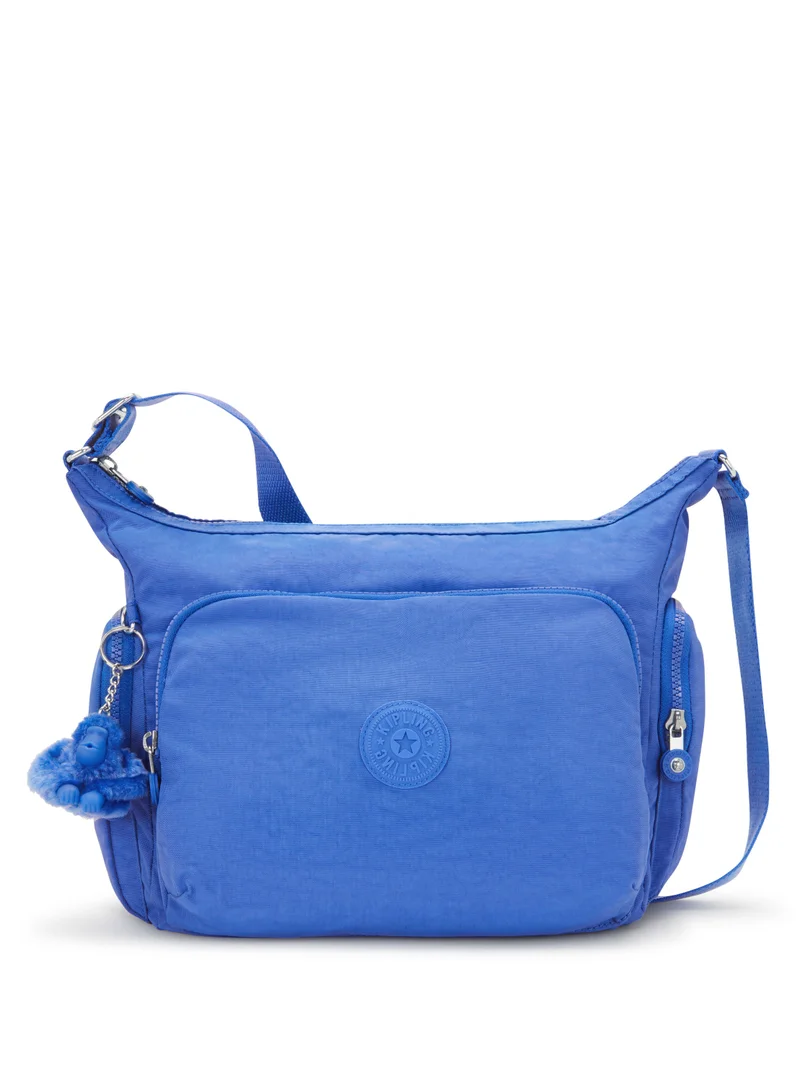 kipling Gabb Large Crossbody Bag with Adjustable Straps - Havana Blue