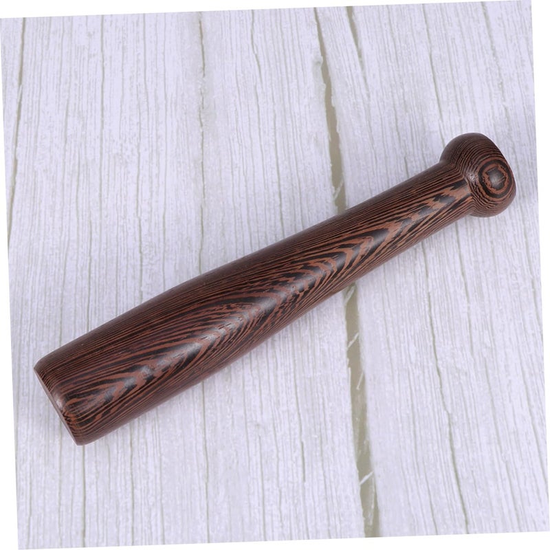 Wooden Garlic Crusher Pestle and Mortar Set for Spices Pills Kitchen Tool - Image 3