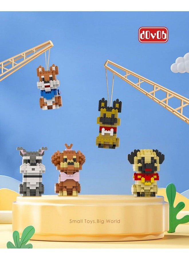 DOVOB - Micro Mini Blocks 8 In 1 Dogs Set 1616 Pieces Bricks 3D Puzzle Collection Animal Model Toys As Gift For Adult Or Kids - Image 1
