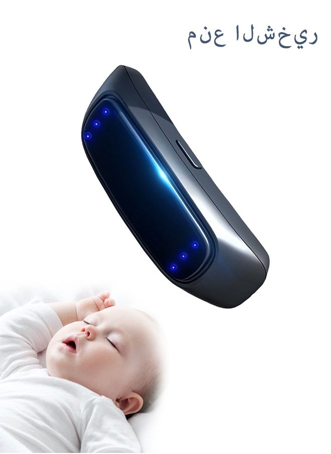 Sweet Life Intelligent Antis Snoring Device, USB Rechargeable Smart Snoring Device with Gear Indicator, 6 Gears Adjustable & Automatic Detection of Snoring, for Men and Women  - Image 1