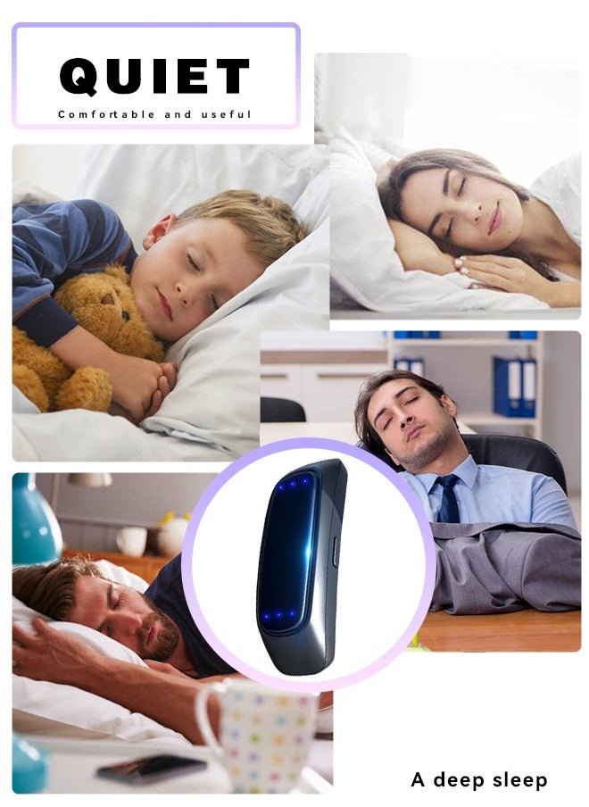 Sweet Life - Intelligent Antis Snoring Device, USB Rechargeable Smart Snoring Device with Gear Indicator, 6 Gears Adjustable & Automatic Detection of Snoring, for Men and Women - Image 1