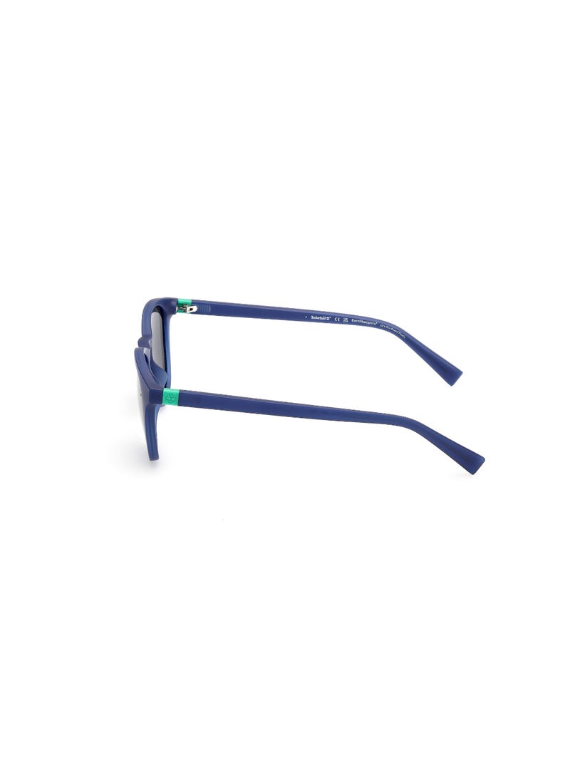 TIMBERLAND FULL RIM TEEN BOY ROUND BLUE INJECTED SUNGLASSES - Image 2
