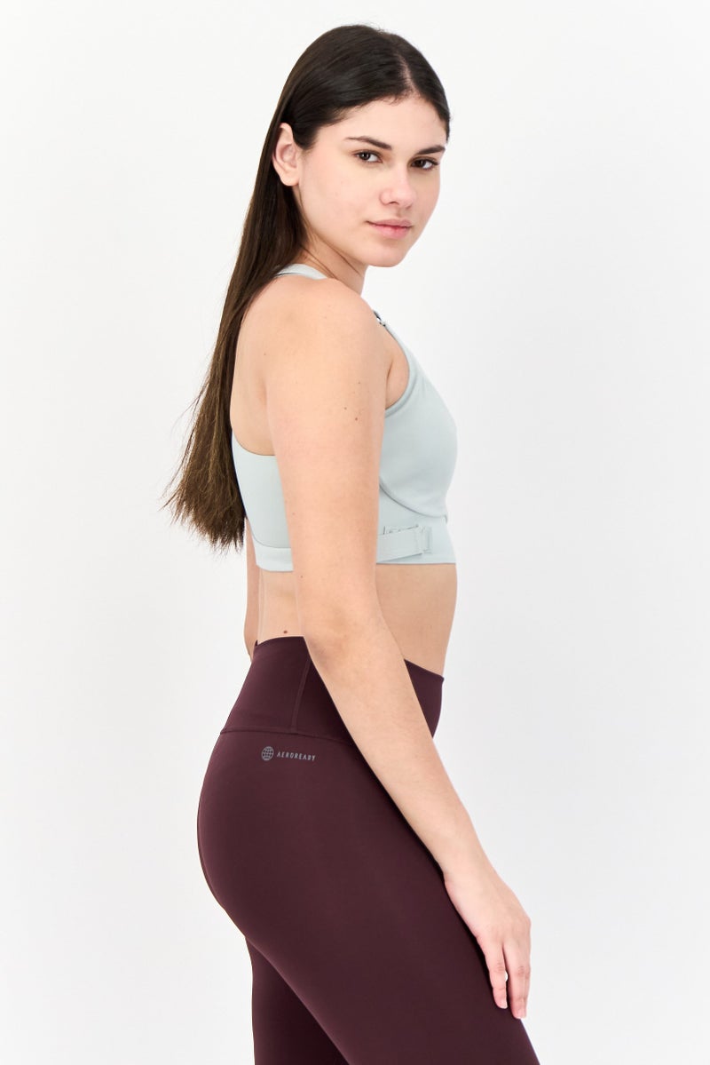 Adidas Women Padded Sports Bra, Sage - Image 2