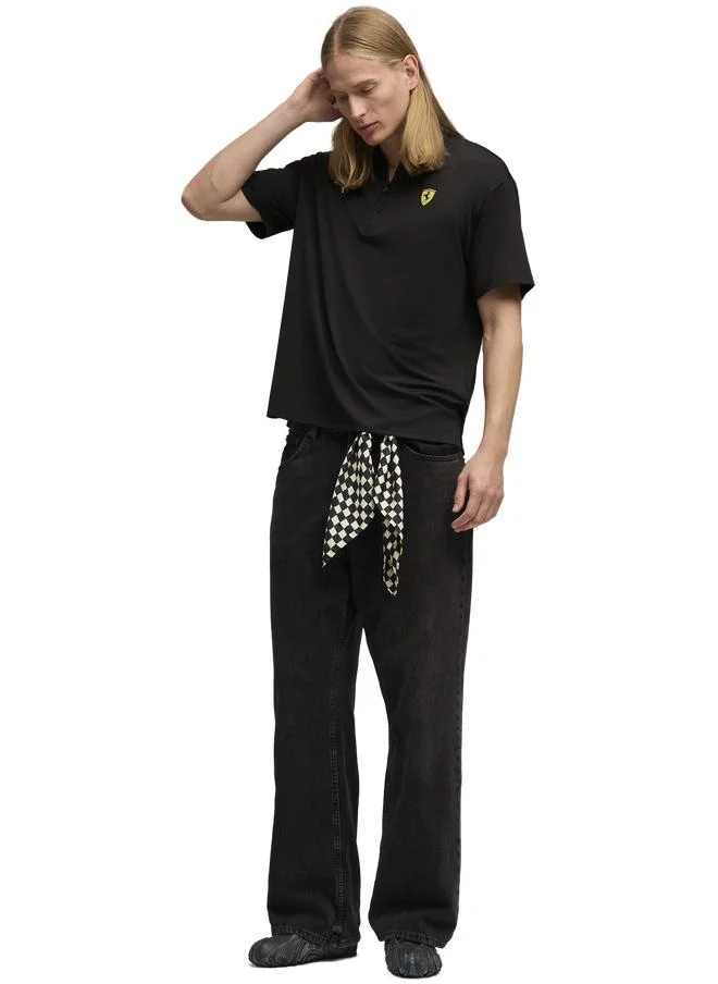 Puma PUMA Black Scuderia Ferrari Cloudspun Polo Men for Men | Best Price UAE
