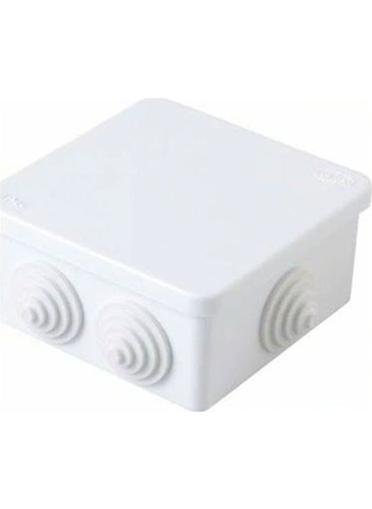 MiiMTicaret (10 Pieces) 85X85 Square Nym (Antigron) Junction Box-White 
