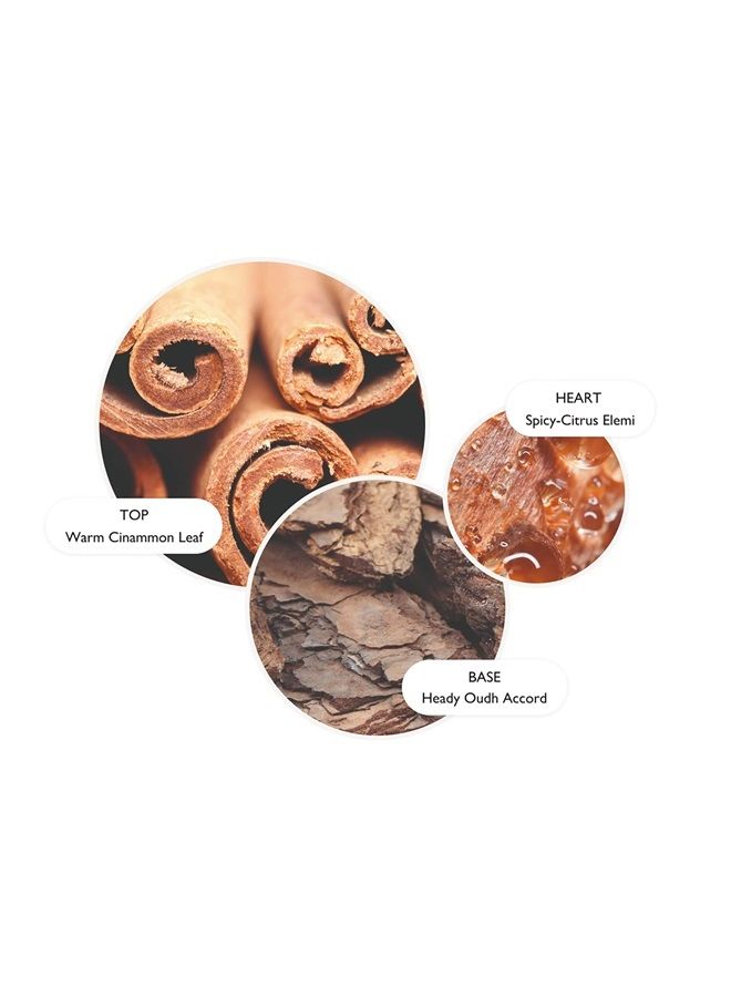 MOLTON BROWN شمعة معطرة بتوقيع عود مذهل وذهب (فتيلة واحدة)، 6.07 أونصة. - Image 2