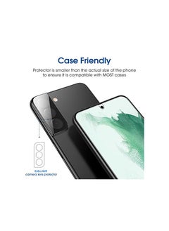 Amfilm amFilm 2 Pack OneTouch Tempered Glass Screen Protector for Samsung Galaxy S22 5G [6.2 Inch] with 2 Pack Camera Lens Protector [9H Hardness] Easy to Installation and Bubbles Free.  - Image 5