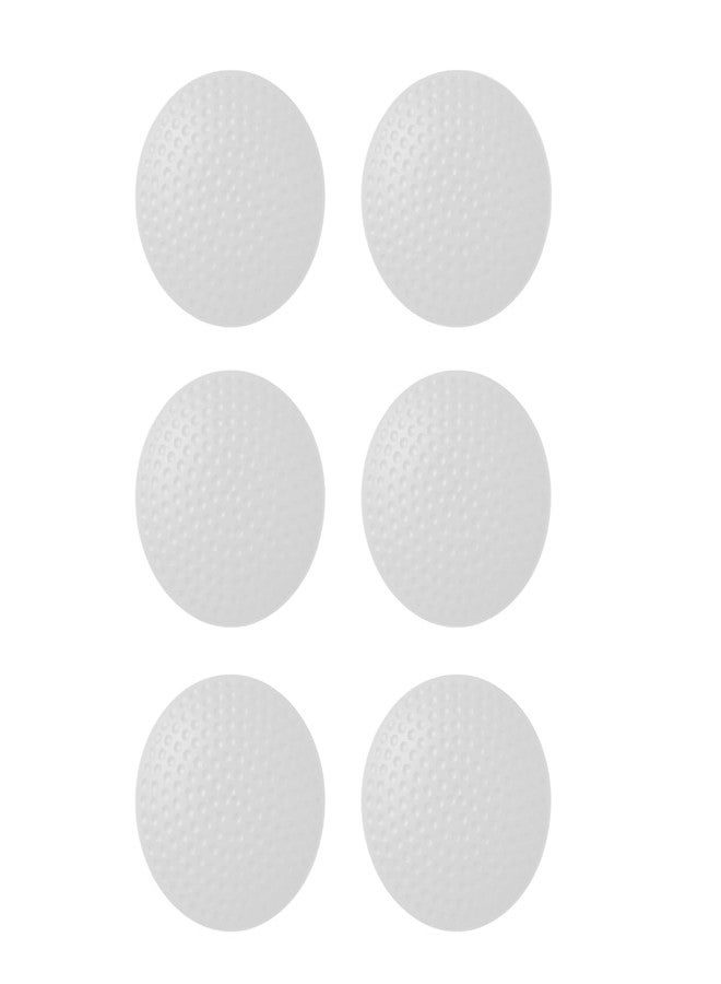 ALP Self Adhesive Rubber White Wall Protector Knob Cover | Door Handle Bumper Guard for Wall, Furniture & Appliance Protection | Noise Reducing, Shock Absorbing | Pack of 6 - Image 1
