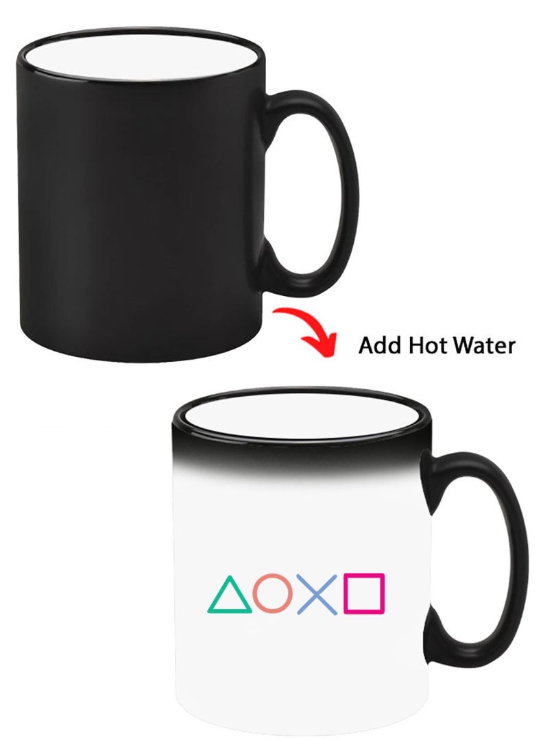 Theodor Color Changing Heat Sensitive Ceramic Mug, Image Revealed When HOT Liquid is Added! PS sumbol - Image 1
