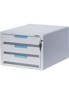 NIYO NIYO KAPAMAX Plano2 Filing Cabinet 3 Layers with Key Lock  - Image 1